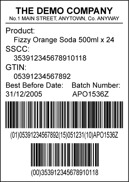Pallet Labels